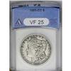 Image 1 : 1889-CC S$1 VF25 ANACS. Light to medium gray with libe 1889-CC[img border='0' src='http://www.herita