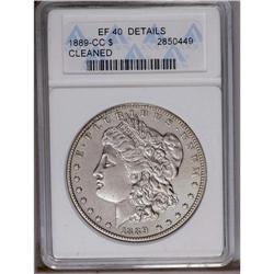 1889-CC S$1 --Cleaned--ANACS. XF40 Details. A glossy an 1889-CC[img border='0' src='http://www.herit