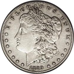 1889-CC S$1 XF40 PCGS. David Bowers (1993) writes that 1889-CC[img border='0' src='http://www.herita
