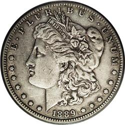 1889-CC S$1 XF40 PCGS. An exceedingly attractive XF ex 1889-CC[img border='0' src='http://www.herita