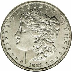 1889-CC S$1 XF45 NGC. This key Morgan dollar is impres 1889-CC[img border='0' src='http://www.herita