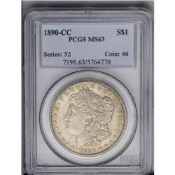 1890-CC S$1 MS63 PCGS. The surfaces are somewhat dull 1890-CC[img border='0' src='http://www.heritag