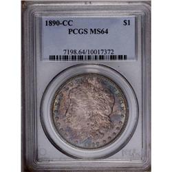 1890-CC S$1 MS64 PCGS. Both sides are evenly covered i 1890-CC[img border='0' src='http://www.herita