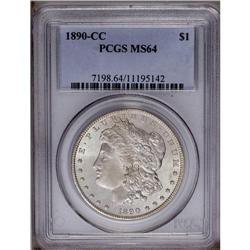 1890-CC S$1 MS64 PCGS. Boldly defined with a pleasing 1890-CC[img border='0' src='http://www.heritag