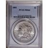 Image 1 : 1892 S$1 MS64 PCGS. Typically struck with thick satiny 1892[img border='0' src='http://www.heritagec
