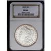 Image 1 : 1892 S$1 MS64 NGC. Silver-gray lustrous surfaces exhib 1892[img border='0' src='http://www.heritagec