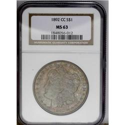 1892-CC S$1 MS63 NGC. Fully lustrous with reflective f 1892-CC[img border='0' src='http://www.herita