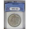 Image 1 : 1892-CC S$1 MS63 ANACS. While not a scarce CC dollar, 1892-CC[img border='0' src='http://www.heritag