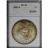 Image 1 : 1892-O S$1 MS64 ANACS. This lustrous better date O-min 1892-O[img border='0' src='http://www.heritag