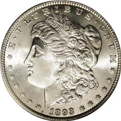 1893 S$1 MS64 PCGS. What stands out most about this co 1893[img border='0' src='http://www.heritagec