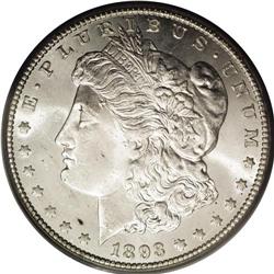 1893-CC S$1 MS64 PCGS. Both sides exude thick cartwhee 1893-CC[img border='0' src='http://www.herita