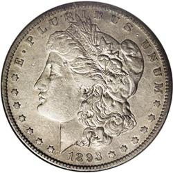 1893-S S$1 --Cleaned--ANACS. XF40 Details. The surfaces 1893-S[img border='0' src='http://www.herita