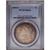 Image 1 : 1894-S S$1 MS64 PCGS. Magnificent golden-brown, plum, 1894-S[img border='0' src='http://www.heritage