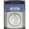Image 1 : 1896-O S$1 MS61 ANACS. Untoned with a bright, satiny s 1896-O[img border='0' src='http://www.heritag