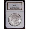 Image 1 : 1897-S S$1 MS66 NGC. A beautiful, untoned Premium Gem 1897-S[img border='0' src='http://www.heritage