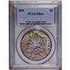 Image 1 : 1891 S$1 PR63 PCGS. Pastel steel-blue and apricot hues 1891[img border='0' src='http://www.heritagec