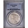 Image 1 : 1921 S$1 MS65 PCGS. Pastel powder-blue and chestnut en 1921[img border='0' src='http://www.heritagec