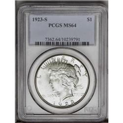 1923-S S$1 MS64 PCGS. The strike is especially strong 1923-S[img border='0' src='http://www.heritage