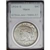 Image 1 : 1924-S S$1 MS64 PCGS. Creamy-silver patina overlies gl 1924-S[img border='0' src='http://www.heritag