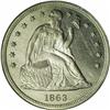 Image 1 : 1863 S$1 Dollar, Judd-347, Pollock-419, R.7, PR64 PCGS 1863[img border='0' src='http://www.heritagec