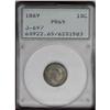 Image 3 : 1869 10C Standard Silver Ten Cents, Judd-697, Pollock- 1869[10C] Standard Silver Ten Cents, Judd-697