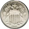 Image 1 : 1882 5C Shield Five Cents, Judd-1693, Pollock-1895, Lo 1882[5C] Shield Five Cents, Judd-1693, Polloc