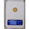 Image 2 : 1849 G$1 Open Wreath MS62 NGC. Large Head. A mustard-g 1849[G$1] Open Wreath MS62 NGC.