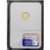 Image 2 : 1849 G$1 Closed Wreath MS62 NGC. 1849[G$1] Closed Wreath MS62 NGC.