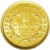 Image 2 : 1851-C G$1 MS61 NGC. Variety 4-D. This variety shows d 1851-C[G$1] MS61 NGC.