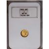 Image 1 : 1853 G$1 MS63 NGC. A boldly struck and fully lustrous 1853[G$1] MS63 NGC.