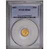Image 3 : 1853 G$1 MS66 PCGS. Despite its status as the most com 1853[G$1] MS66 PCGS.