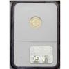 Image 2 : 1855 G$1 AU58 NGC. The second year of this brief three 1855[G$1] AU58 NGC.