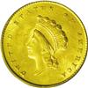 Image 1 : 1855 G$1 MS63 PCGS. Not usually encountered in mint co 1855[G$1] MS63 PCGS.