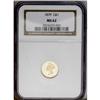 Image 1 : 1879 G$1 MS62 NGC. The fields of this bright gold doll 1879[G$1] MS62 NGC.