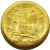 Image 2 : 1889 G$1 MS66 NGC.From The Lewis (Tahoe) Collection. 1889[G$1] MS66 NGC.
