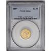 1857 $2 1/2 MS63 PCGS. Although this date is sometimes 1857[$2 1/2] MS63 PCGS.