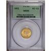 Image 3 : 1902 $2 1/2 MS65 PCGS. The 1902 has a business strike 1902[$2 1/2] MS65 PCGS.