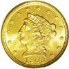 Image 1 : 1903 $2 1/2 MS67 PCGS. A gorgeous Superb Gem with deep 1903[$2 1/2] MS67 PCGS.