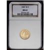 Image 1 : 1905 $2 1/2 MS63 NGC. A well struck, upper-end coin th 1905[$2 1/2] MS63 NGC.