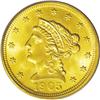 Image 1 : 1905 $2 1/2 MS66 PCGS. This is an exemplary type coin. 1905[$2 1/2] MS66 PCGS.