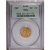 Image 1 : 1907 $2 1/2 MS63 PCGS. This older holder gold type coi 1907[$2 1/2] MS63 PCGS.