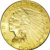 Image 1 : 1908 $2 1/2 MS64 PCGS. Typically struck for this popul 1908[$2 1/2] MS64 PCGS.