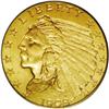 Image 1 : 1908 $2 1/2 MS64 PCGS. The obverse is crisply detailed 1908[$2 1/2] MS64 PCGS.