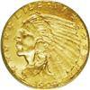 Image 1 : 1908 $2 1/2 MS65 PCGS. This lustrous Gem is bathed in 1908[$2 1/2] MS65 PCGS.