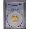 Image 1 : 1909 $2 1/2 MS62 PCGS. Well struck with soft, muted lu 1909[$2 1/2] MS62 PCGS.