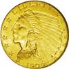 Image 1 : 1909 $2 1/2 MS64 PCGS. An exceptionally smooth borderl 1909[$2 1/2] MS64 PCGS.