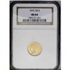 Image 3 : 1910 $2 1/2 MS64 NGC. Business strikes of this issue a 1910[$2 1/2] MS64 NGC.