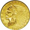 Image 1 : 1912 $2 1/2 MS63 PCGS. Boldly struck with satiny luste 1912[$2 1/2] MS63 PCGS.