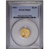 Image 3 : 1914 $2 1/2 MS62 PCGS. A bright, satiny example of thi 1914[$2 1/2] MS62 PCGS.