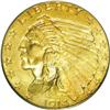 Image 1 : 1914 $2 1/2 MS63 PCGS. A suitably struck honey-gold an 1914[$2 1/2] MS63 PCGS.